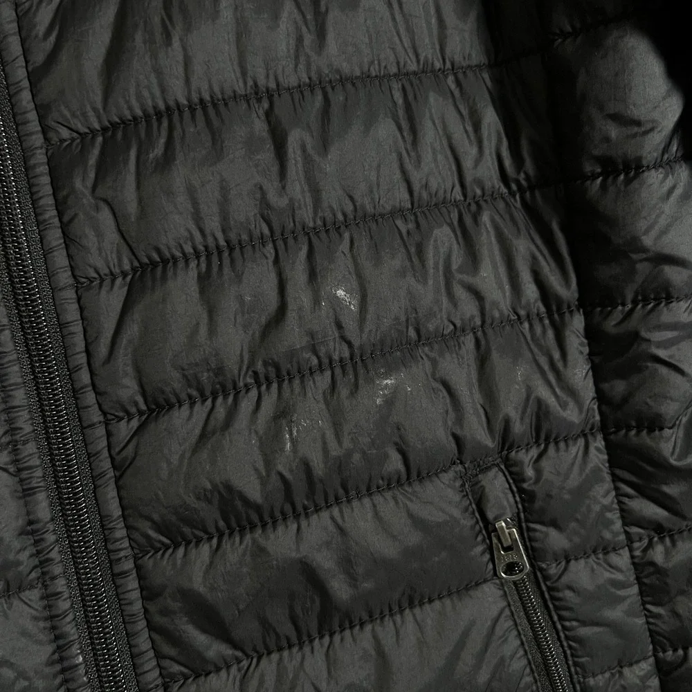 Brooks Brothers Jacket XS‎ Black Puffer Head Of The Charles Red Fleece